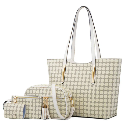 Shoulder bag big size sets for ladies 4X1 trendy women purses and handbags