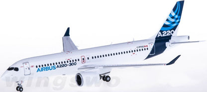 1:200 20CM Herpa AIRBUS A220-300 Passenger Airplane Diecast Aircraft Plane Model