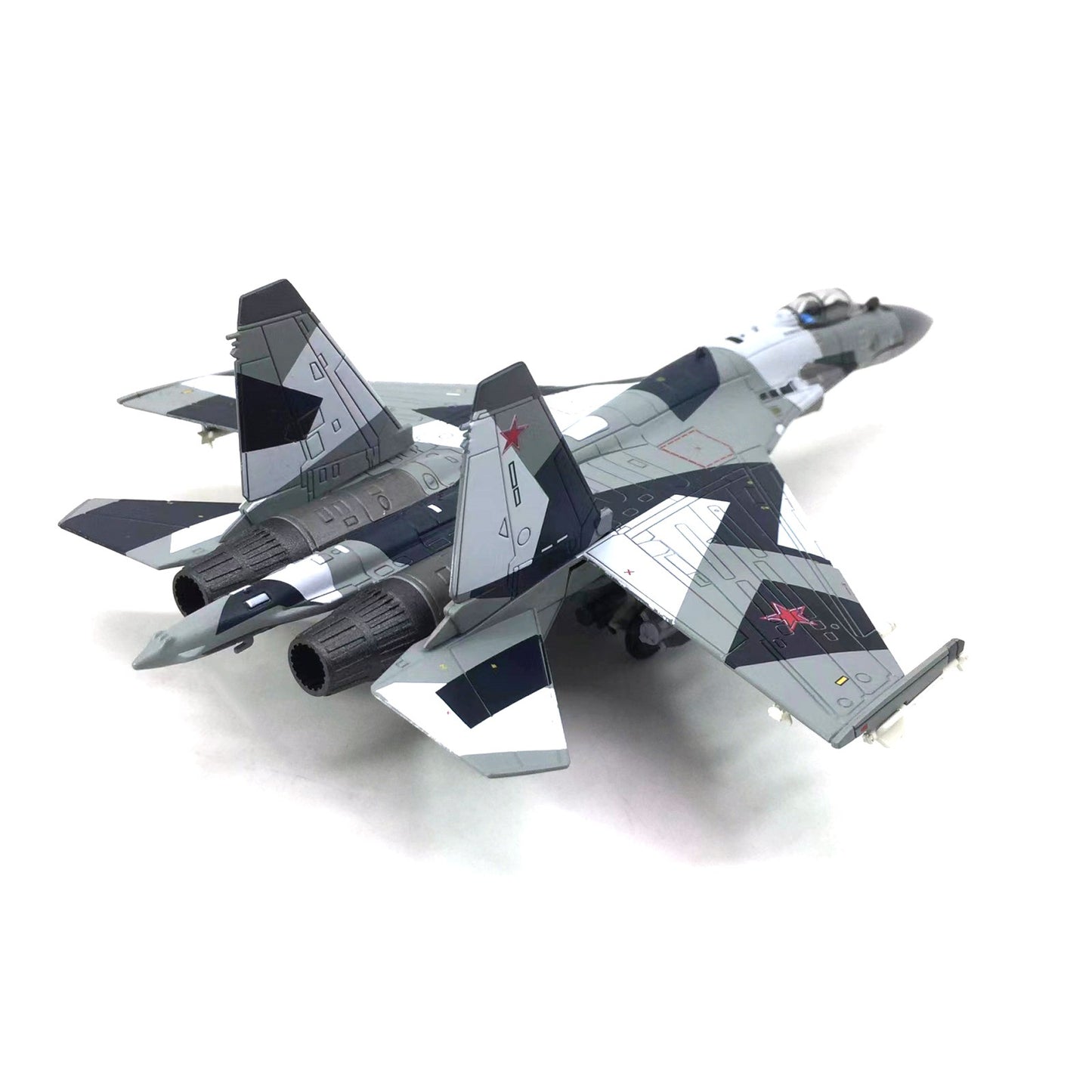 1/100 Alloy Russian SU35 Fighter Model Airplane Model Airplane with Stand
