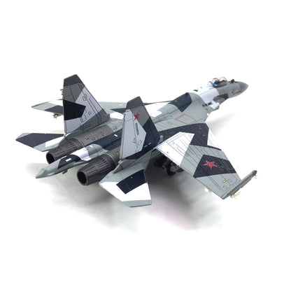 1/100 Alloy Russian SU35 Fighter Model Airplane Model Airplane with Stand