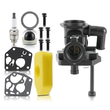 Lawn Mower Carburetor Repair Part for B&S 795469 148CC Engine With Spark Plug