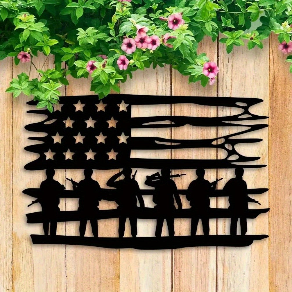 Personalized American Freedom Metal Sign - Custom Wall Art for Independence Day