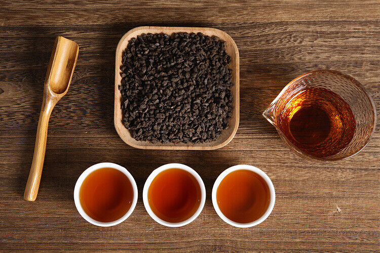 500g Yunnan Pu'er Tea Menghai Tea Fossil Loose Tea Ripe Tea
