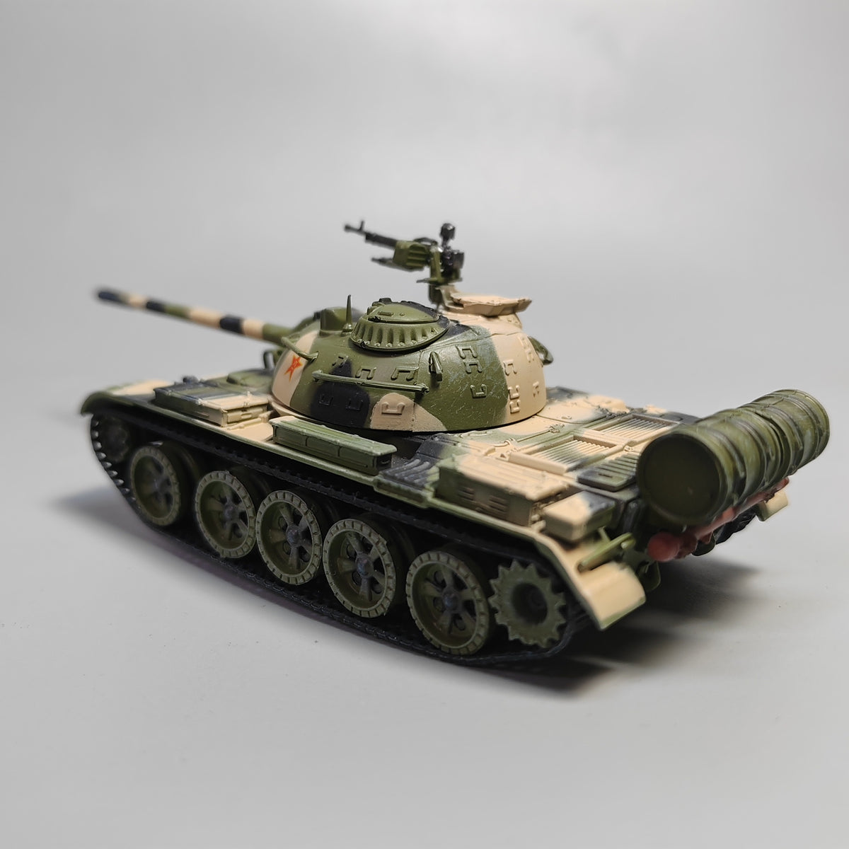 1/72 Chinese Type 59 main battle tank model camouflage coating