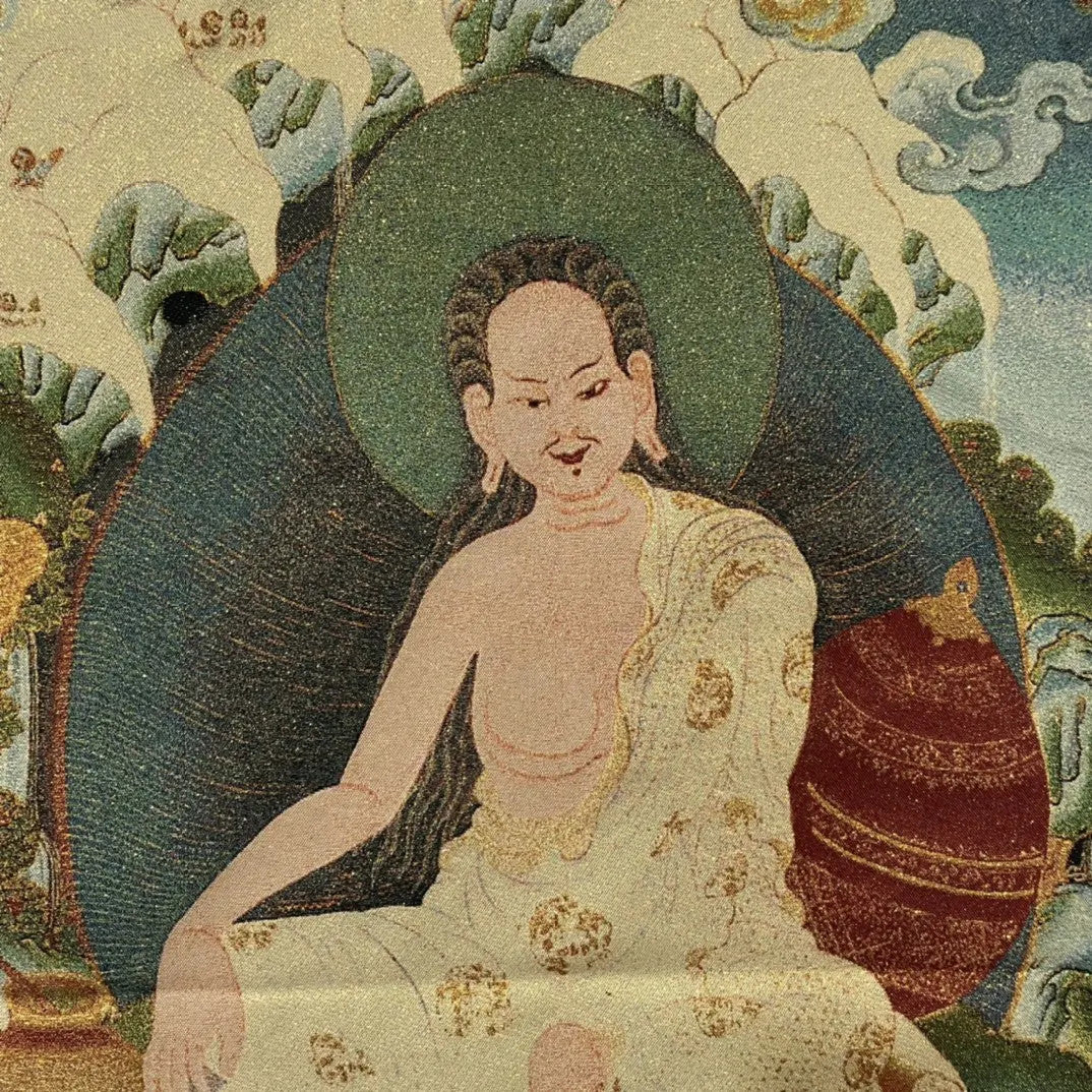 Tibetan Buddhism Embroidery Master Buddha lama Tsongkhapa Thangka hanging screen