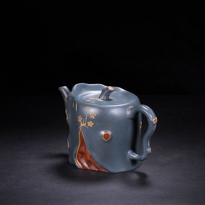 China Old Yixing Clay Teapot Handmade Dark Fragrance Pots Purple Sand Teapot 802