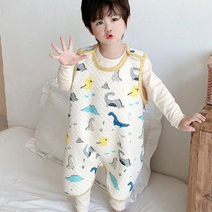 Baby Vest Sleeping Bag Children Jumpsuit Pajamas Newborn Sleeping Bag Snap