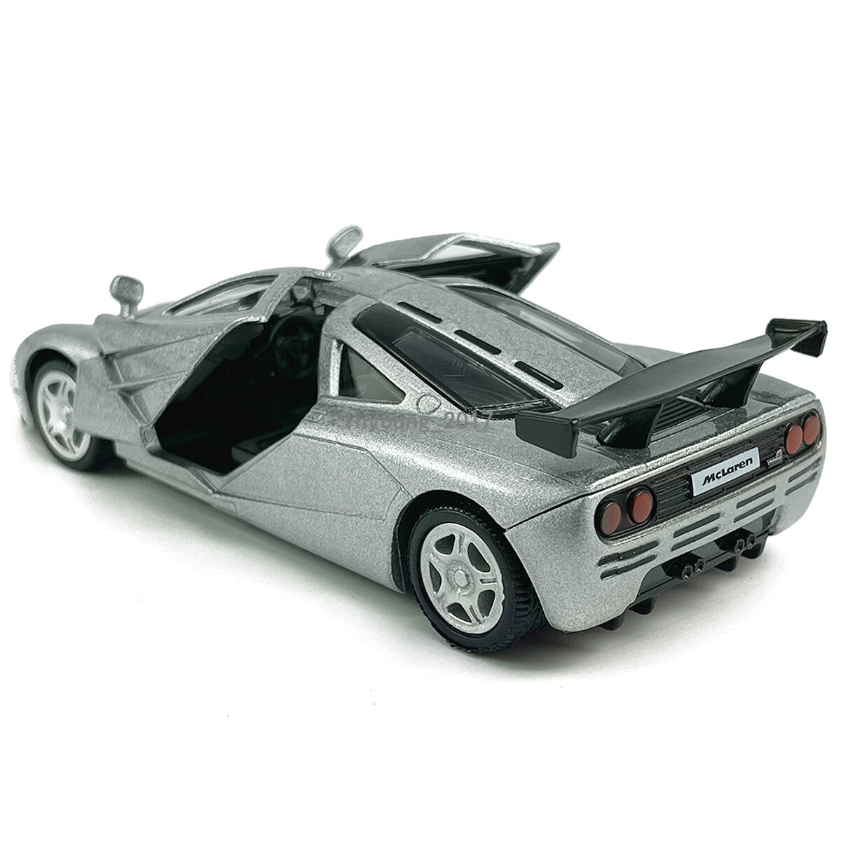 McLaren F1 1:36 Diecast Model Car Toy Vehicle Boys Toys for Kids Gifts Silver
