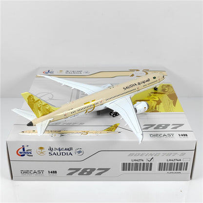 1:400 JC Wings SAUDIA BOEING B787-9 Passenger Airplane Diecast Aircraft Model