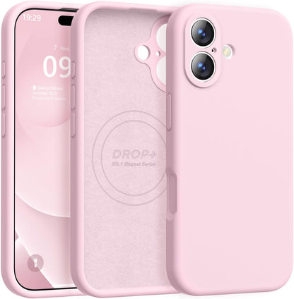 Magnetic for Iphone 17 Case [Compatible with Magsafe] [Premium Silicone Satin-Sm