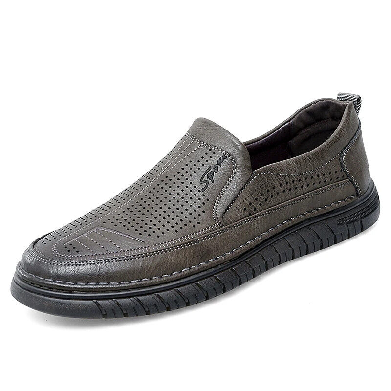 Men's Loafers Leather Flats Classics Driving Shoes Men Formal Business Shoes
