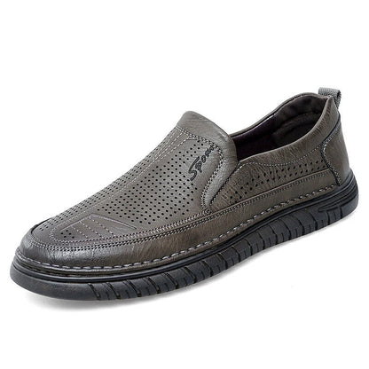 Men's Loafers Leather Flats Classics Driving Shoes Men Formal Business Shoes