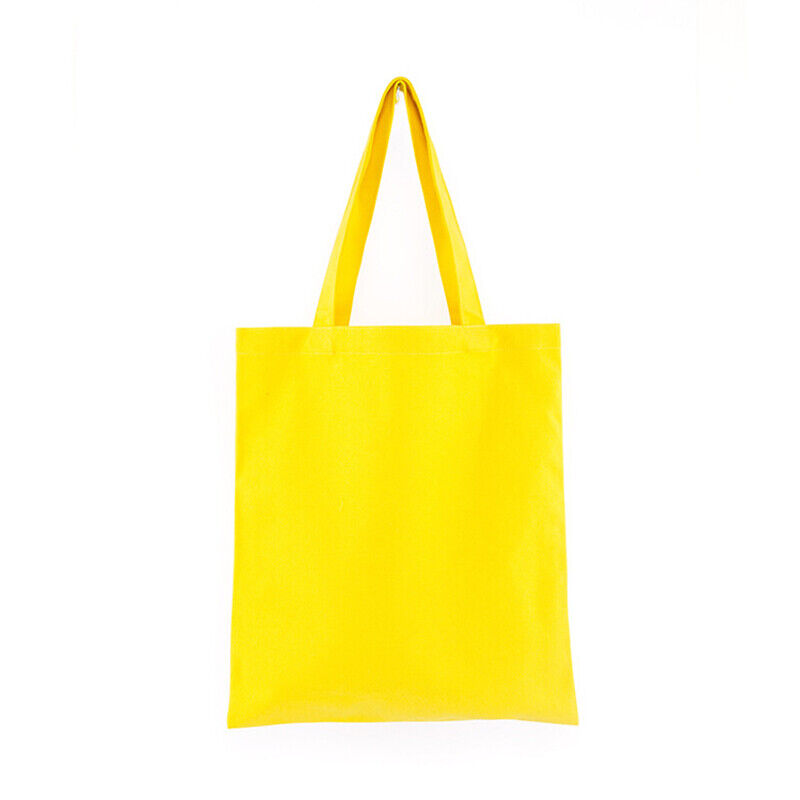 Solid Color Canvas Bags Shopping StorageBags Tote Bag Eco-friendly Shopping Bags