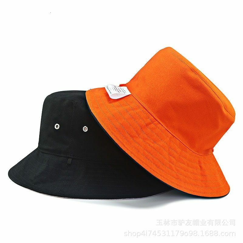 Sun Hats Man Women Blank Fisherman Pure Cotton Cap Plus Size Bucket Flat Adult
