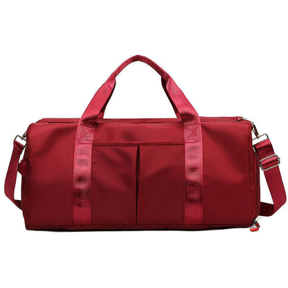 Waterproof Nylon Sports Bags Men Women Training Fitness Travel Handbags Outdoor
