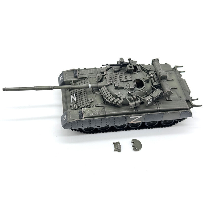 1:72 Scale ARTISAN T-80BV Main Battle Tanks Plastic Diecast Military Armor Model
