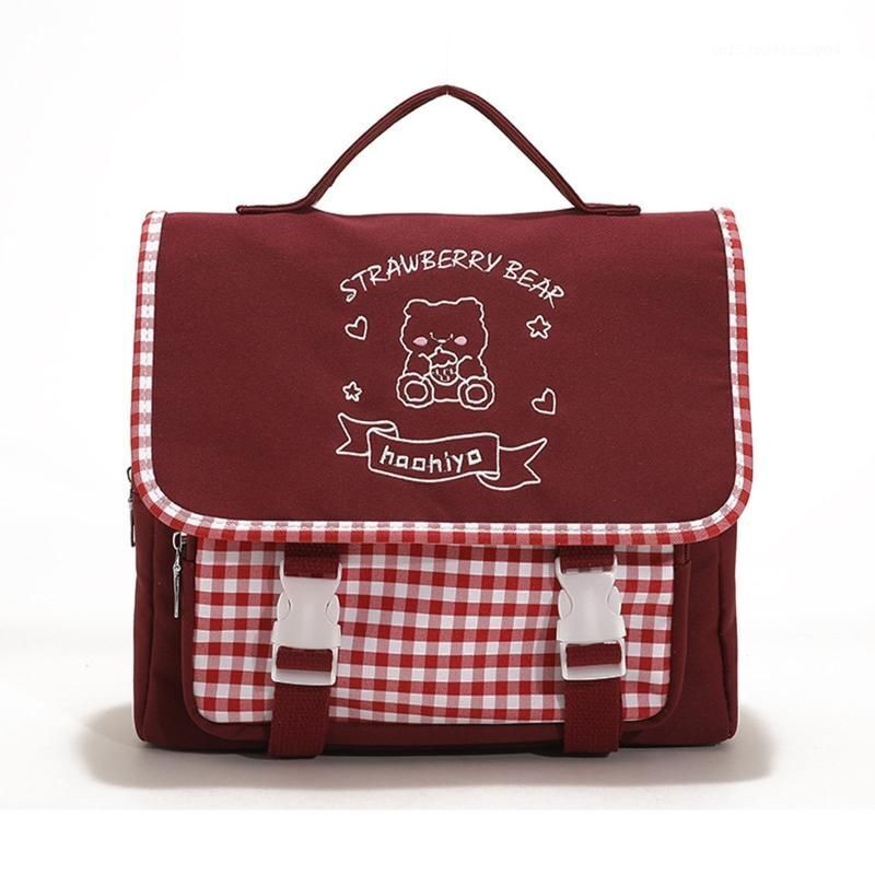 Fashion Backpack Women School Bags Teenager Shoulder Rucksack 29*25*8CM Blue/Red