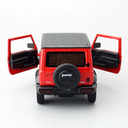 1:31 Suzuki Jimny Model Car Diecast Toy Cars Light Sound Pull Back Boys Gift Red