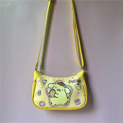 Kuromi My Melody Pompompurin Cinnamoroll PU Crossbody Shoulder Bag Shoulder Bag