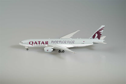 Phoenix Qatar Cargo for Boeing B777-200F A7-BFC LTD 1:400 Plane Pre-built Model