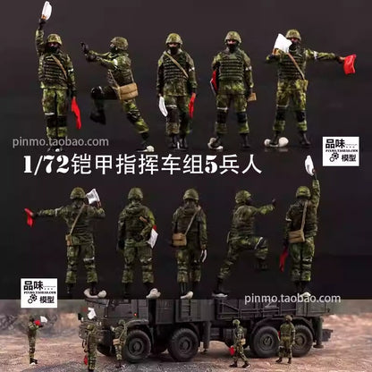 1/72 Russian Armor Command Soldier 5 Soldier Model