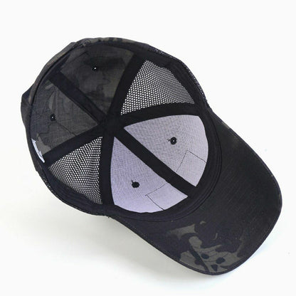 Tactical Hat Camouflage Sunscreen Outdoor Sport Hunting Camping Hiking Cap Brown