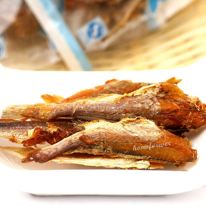 华味亨烤香鱼 Chinese Snacks Huaweiheng Crisp Little Yellow Croaker 50g x 5 Bags