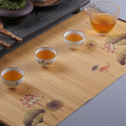 Bamboo Tea Table Mats|Table Cloth|Tea Accessories