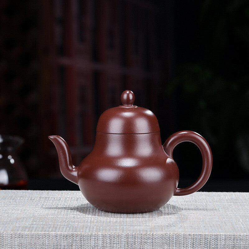 China Yixing Zisha Pottery Purple Zhu Clay Handmade Mesh Teapot 思婷