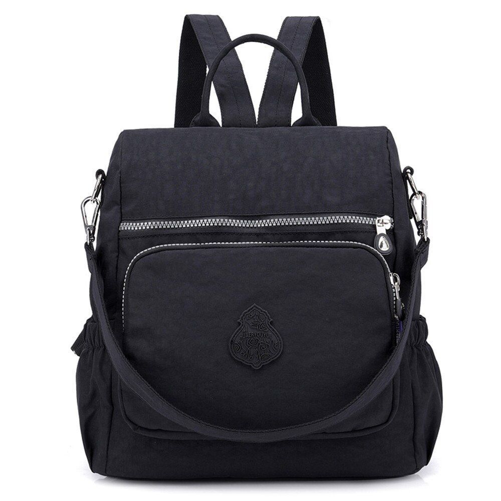 Fashion Women Backpack School Bags Nylon Cloth Waterproof Backpack Large Bookbag