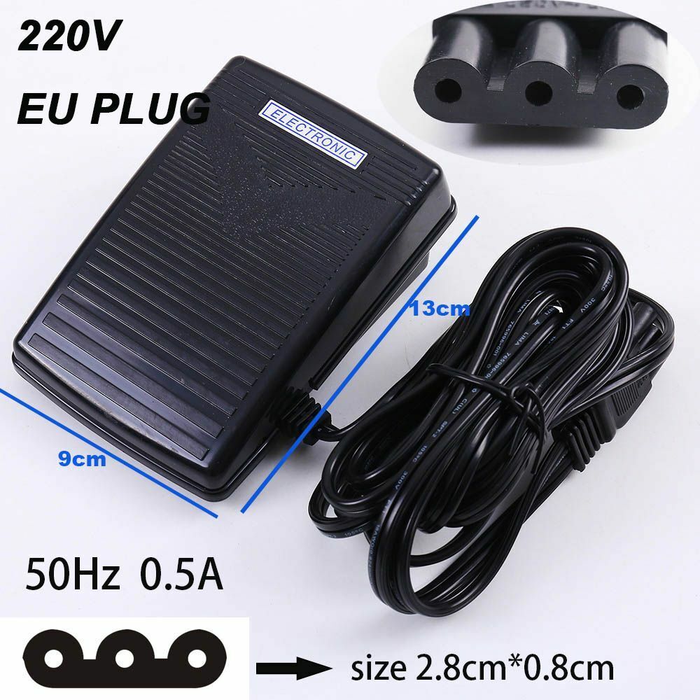 Sewing Machine Foot Pedal Speed Adjust Controller Motor Accessories Power Switch