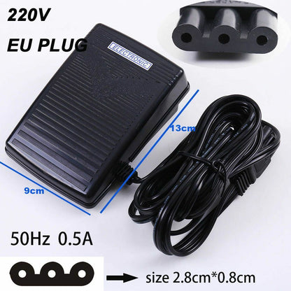 Sewing Machine Foot Pedal Speed Adjust Controller Motor Accessories Power Switch