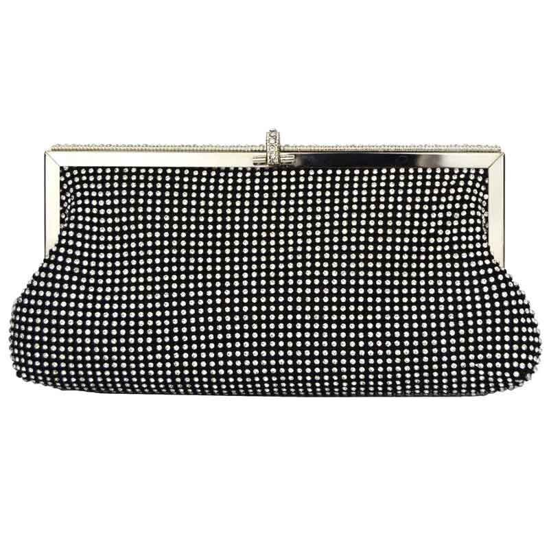 Golden Silver Beaded Ball Evening Shoulder Bag Wedding Party Handbag Crystal Bag