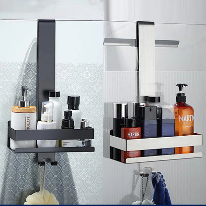 Bathroom Shelves Steel Movable No Drill Organizer Shower Support Storage Holders