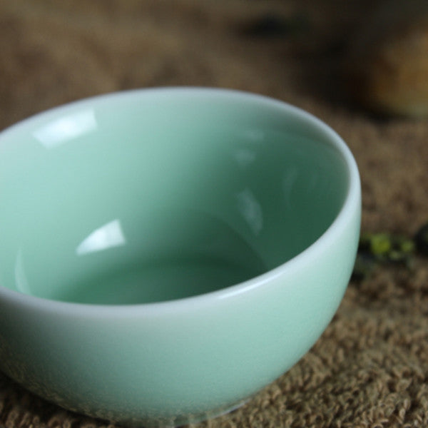1pc Porcelain tea cup relief cup of tea Chinese tea cup ceramic cups creative