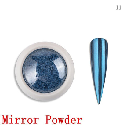 Nail Polish 8ml Jars Silver Gold Mirror Metallic Lacquer UV Gels Soak Off Paints