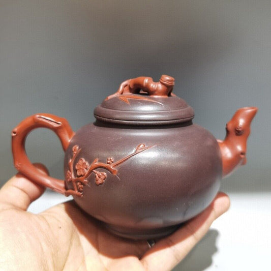 Vintage Chinese Yixing Purple Clay Teapot Zisha Ceremony Teaware Collection Rare