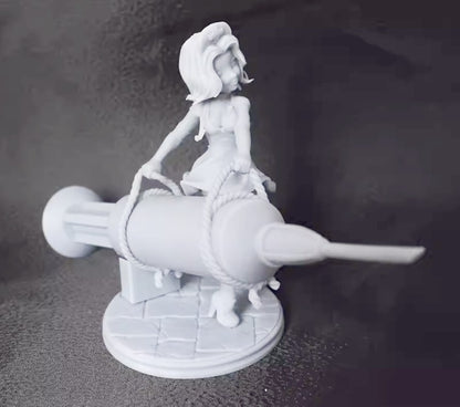 1/18 resin figure model Cartoon nurse 3D printing unassembled unpainted