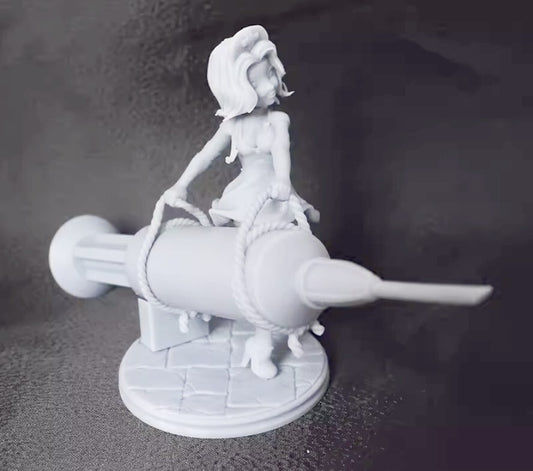 1/18 resin figure model Cartoon nurse 3D printing unassembled unpainted