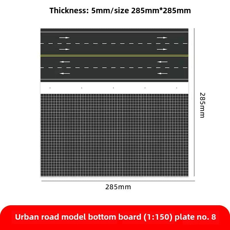 1/150 Building Model City Road Building DIY Scene Display Model Gifts