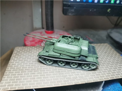 3D Printed 1/72 Soviet Zsu57-2 Anti-Aircraft Tank Finished Product