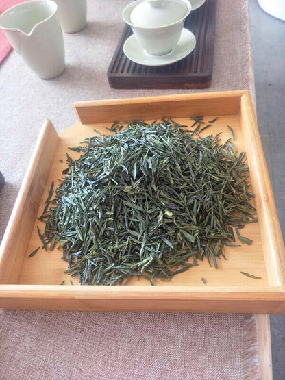 Organic Gu Zhu Zi Sun tea, China Zejiang Purple Bamboo Shoot Green Tea cha thé