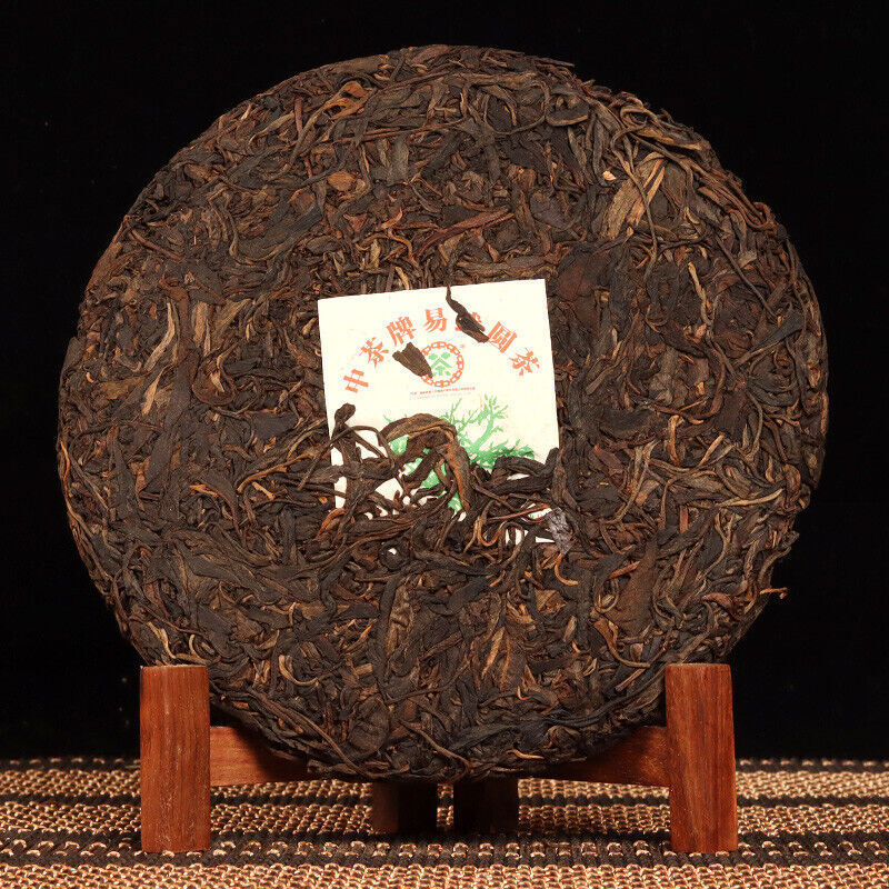 380g, 2007 China CNNP COFCO Zhong Cha yiwu Puerh Pu er Raw Cake tea,puer tee erh