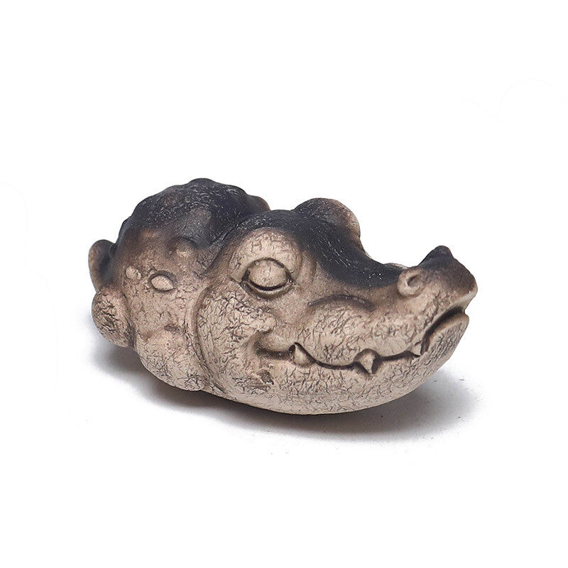 Creative Tea Pet Yixing Zisha Purple Clay Ornament Holder for Chopsticks Small