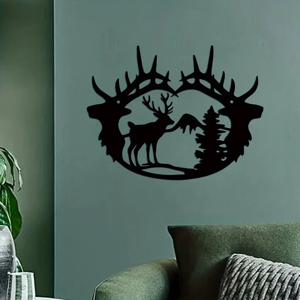 Deer Theme Decor Wall Art Decorations, Modern Wall Decor,Bedroom Decor Sticker