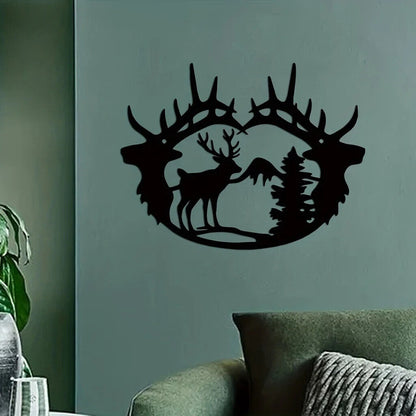 Deer Theme Decor Wall Art Decorations, Modern Wall Decor,Bedroom Decor Sticker