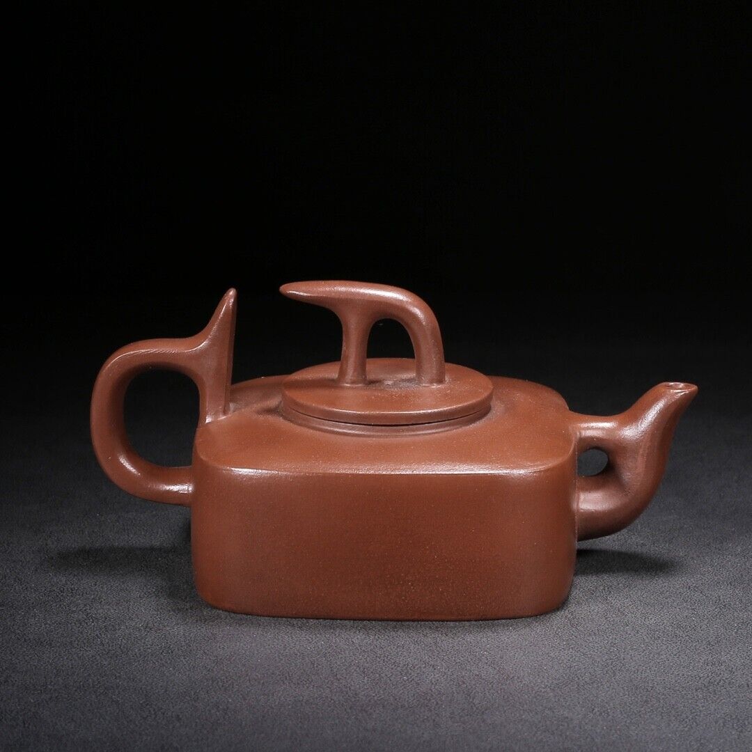 Chinese Yixing Zisha Clay Handmade Exquisite Teapot（四方灵宝 【底款】韩美林）