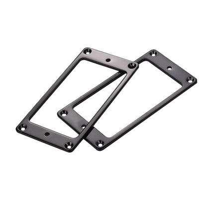 2 Pcs Iron Humbucker Pickup Mounting Ring With Srcews For Les Paul LP Parts