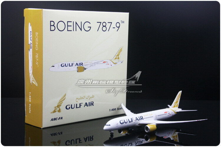 1:400 Phoenix GULF AIR BOEING 787-9 Passenger Airplane Diecast Aircraft Model