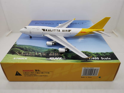 1:400 Phoenix KALITTA AIR BOEING B747-400 Airplane Diecast Aircraft Plane Model